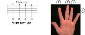 Finger Exercise for Guitar Beginners