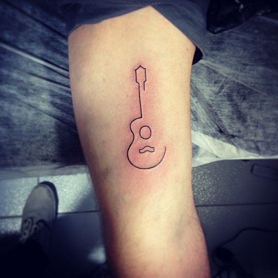 Large 'Electric Guitar' Temporary Tattoo (TO00031544) : Amazon.ca: Beauty &  Personal Care