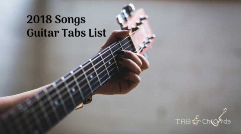 2018 Hindi Songs Guitar Tabs List - Tab and Chord