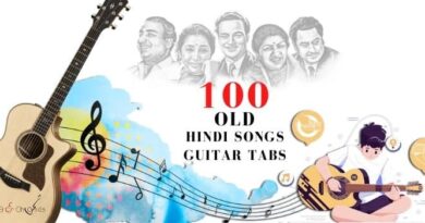 Download Top 100 Old Hindi Songs Guitar Tabs