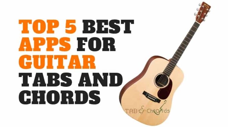 Top 5 Best Apps for Guitar Tabs And Chords - Tab and Chord