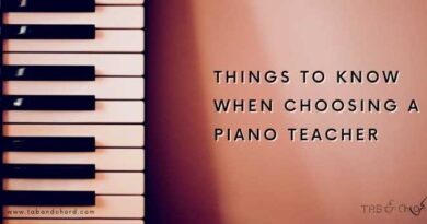 Things to Know When Choosing a Piano Teacher