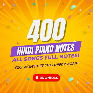 Download 400 Hindi Songs Piano Notes